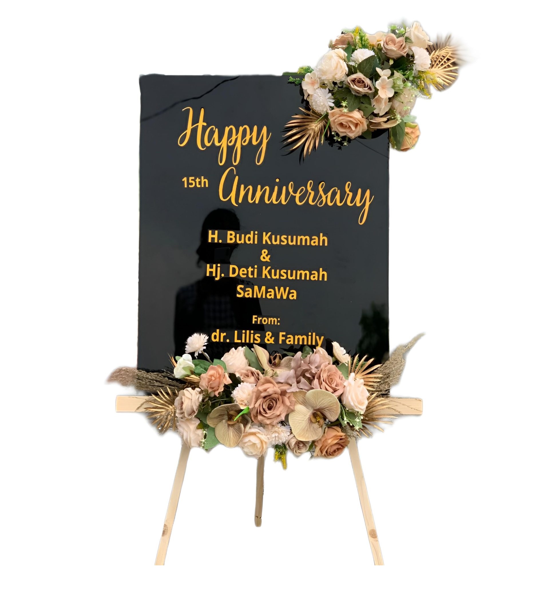 Papan Bunga Akrilik Cipondoh